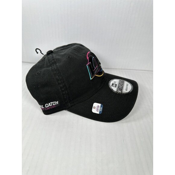 Los Angeles Rams New Era 9TWENTY Crucial Catch 2024 Hat Cap Black Plaid NEW - Picture 3 of 4